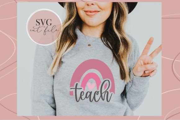 Download Cute Rainbow Teacher Shirt - Rainbow teacher Collection