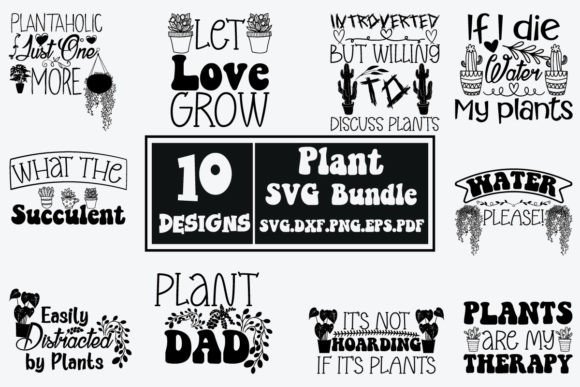 Download Plant SVG Bundle | Gardening SVG Bundle - Bundle Collection