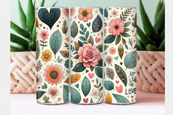 Download Flower Tumbler Wrap - Tumbler wrap Collection