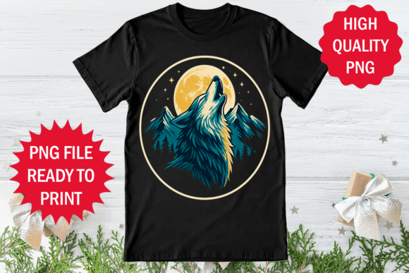 Download Wolf Lover Moon Adventure Shirt Design - Adventure shirt design Collection