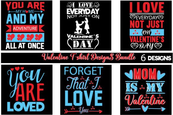 Download VALENTINE'S T-SHIRT DESIGNS BUNDLE - Bundle Collection
