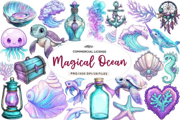 Download The Magical Ocean Sublimation Bundle - Bundle Collection