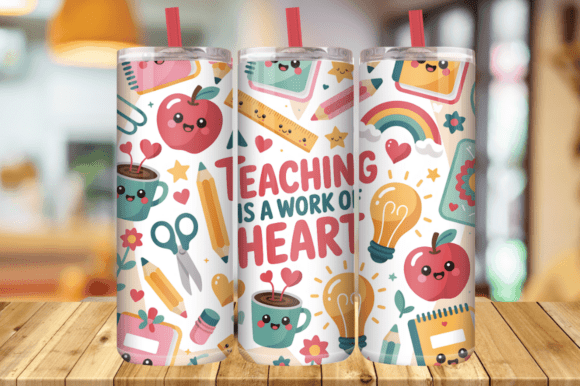 Download Teacher Tumbler Wraps Sublimation Png - Tumbler wrap Collection