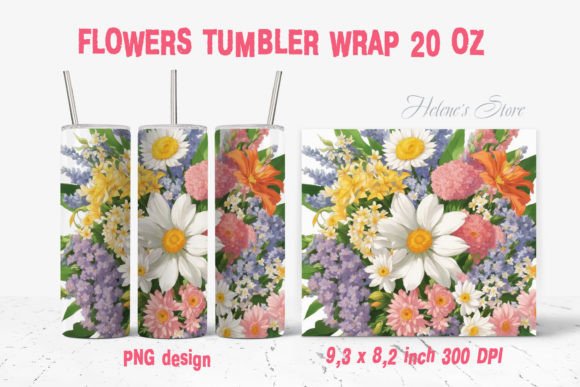 Download Floral Sublimation Skinny Tumbler Wrap - Tumbler wrap Collection