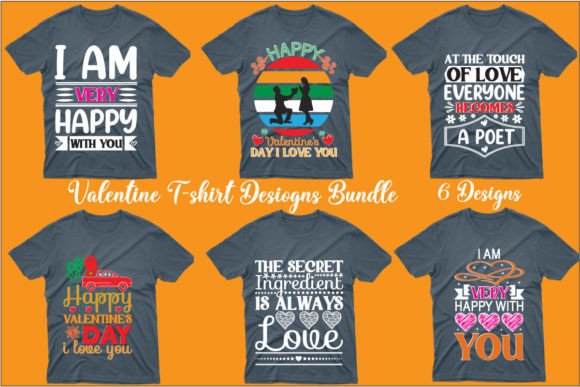 Download VALENTINE'S T-SHIRT DESIGNS BUNDLE - Bundle Collection