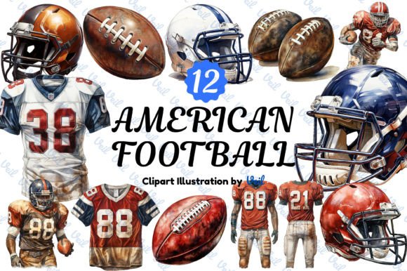 Download American Football Clipart Bundle - Bundle Collection