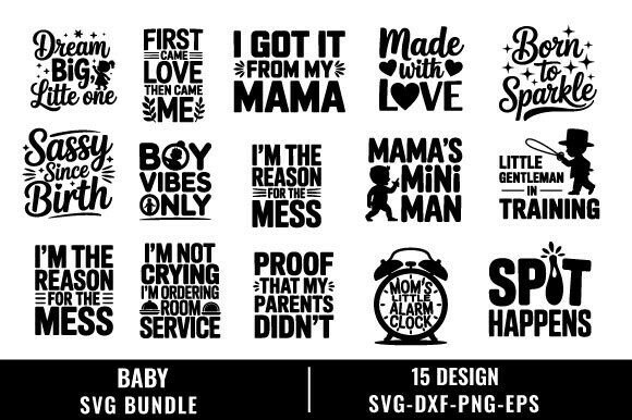 Download Baby Svg Design Bundle - Bundle Collection