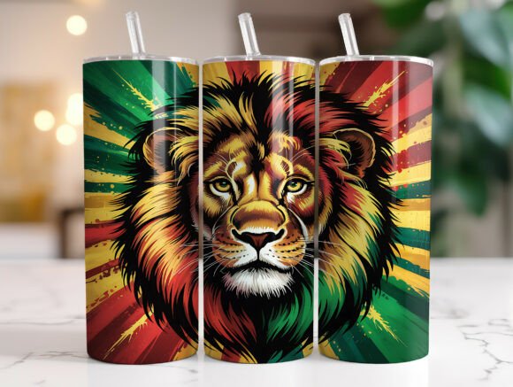 Download Juneteenth and Lion Pride Tumbler Wrap - Tumbler wrap Collection