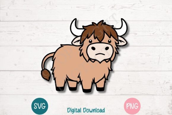 Download Cartoon Highland Cow Bundle - Bundle Collection
