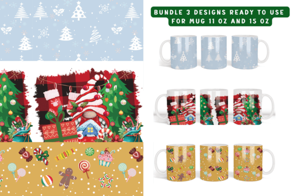 Download Bundle Christmas Sublimation Coffee Mug - Bundle Collection