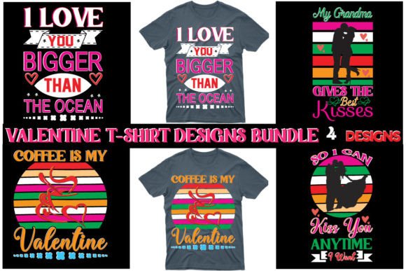 Download VALENTINE'S T-SHIRT DESIGNS BUNDLE - Bundle Collection
