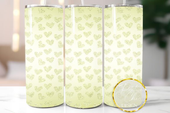 Download Tumbler Wrap Gold Glitter Hearts Design - Tumbler wrap Collection