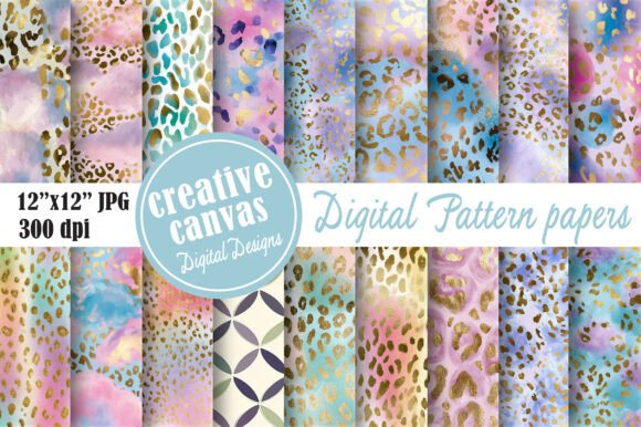 Download Leopard Seamless Pattern Bundle - Bundle Collection