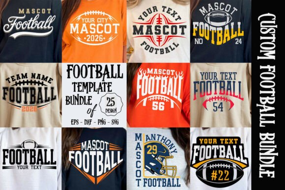 Download Football Bundle Svg, Custom Football Svg - Bundle Collection