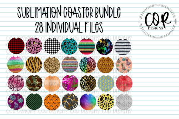 Download Sublimation Car Coaster Bundle - Bundle Collection