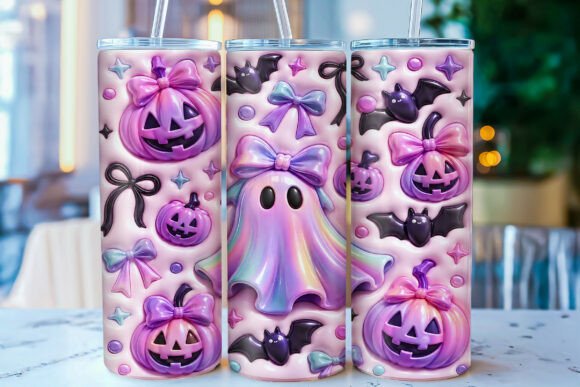 Download Inflated Holographic Ghost Tumbler Wrap - Premium Resources