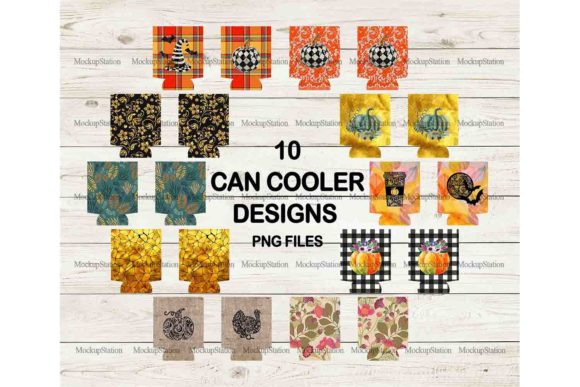 Download Fall Can Cooler Sublimation Bundle - Bundle Collection