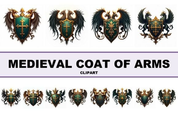 Download Medieval Coat of Arms Clip Art - Clip art Collection
