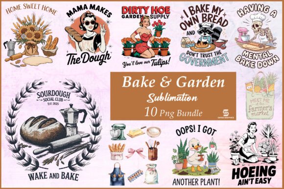 Download Bake &amp; Garden Png Sublimation Bundle - Bundle Collection