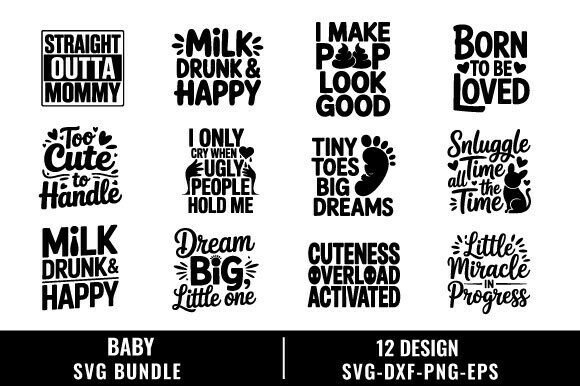 Download Baby Svg Design Bundle - Bundle Collection