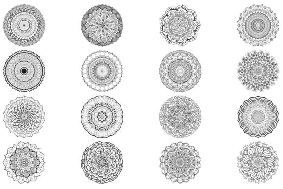 Download 46 Unique Detailed Designer Mandala Bundle - Bundle Collection